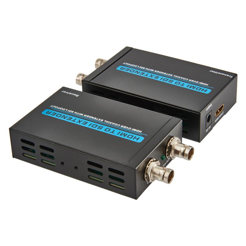 Przedłużacz HDMI na SDI 100 m HDMI przez koncentryczny przedłużacz z wyjściem SDI