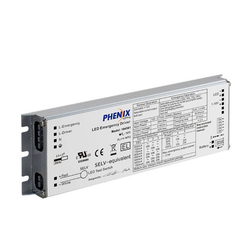 18450X ZINTEGROWANY STEROWNIK LED AC + AWARYJNY