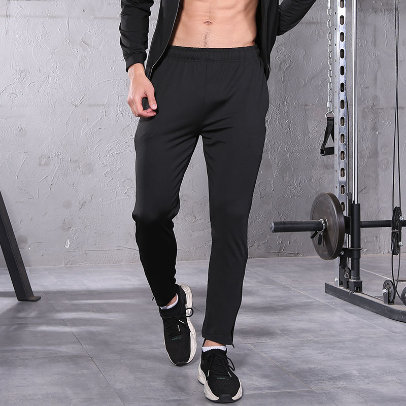 FDMM024-Mens Gym Jogger Pants z kieszonką Zipper