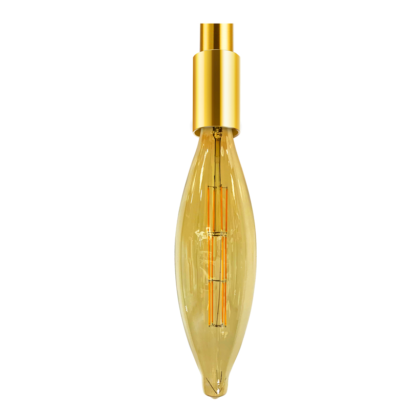 OL100 Amber 4 wats 200lumen ed dimmel or non dimmable energooszczędne globalne światło żarówek miękkich