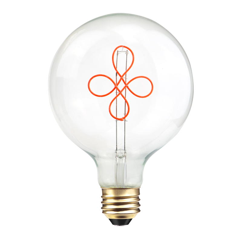 G125 Love gradient różowy 4w 200lumen DIY miękki żarnik ołowiany