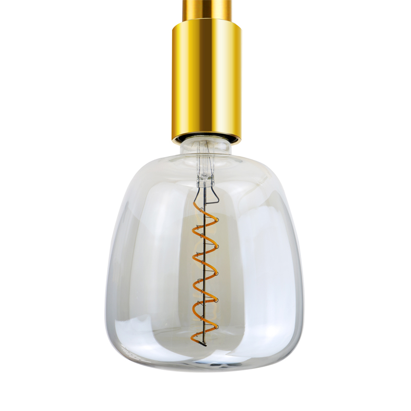 Vase Spiral Gradient Niebieski wielobarwny 140mm lampa oświetleniowa żarnika ołowiowego