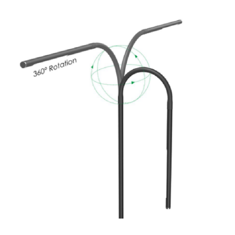 5118 Nowoczesna dekoracja salonu domowego, lampa podłogowa black metalowa