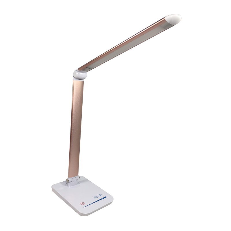 58x składana lampa stołowa z lekkim dotykiem, wyposażona w bezprzewodowe ładowanie