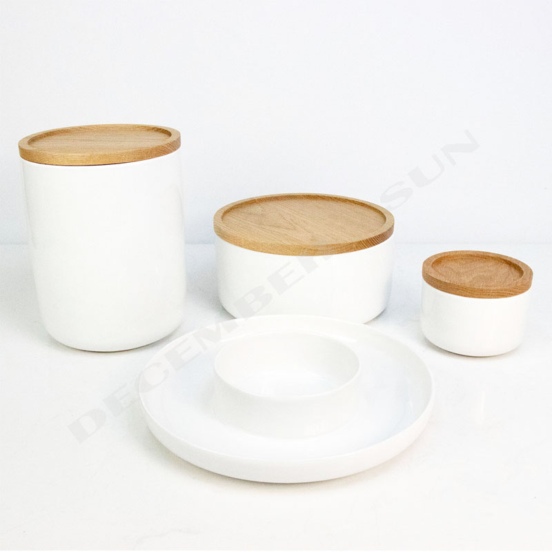 Sprzedaż hurtowa ceramiki z akcesoriami do kuchni drewnianej