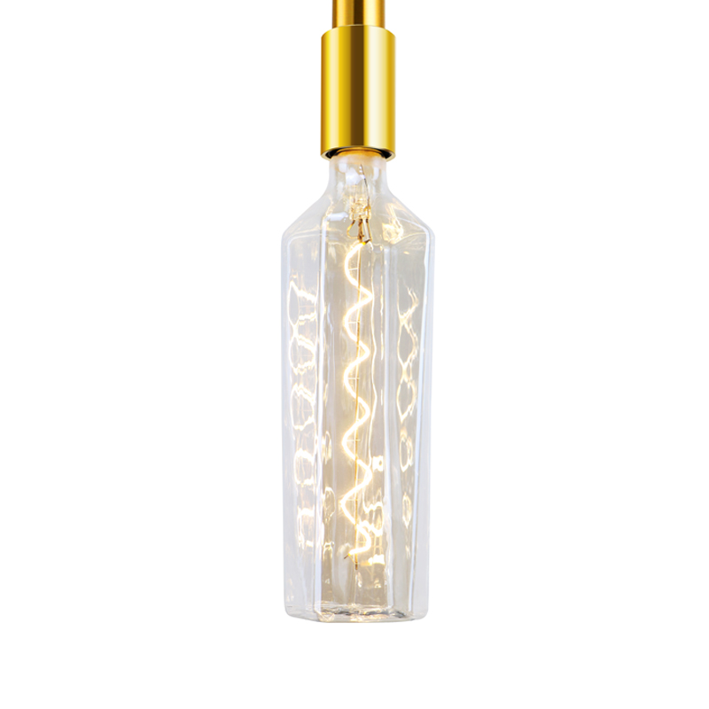 Whisky Biała butelka żarówka przyjazna środowisku i energooszczędna żarówka ledowa spiralna miękka filarowa lampa dekoracyjna