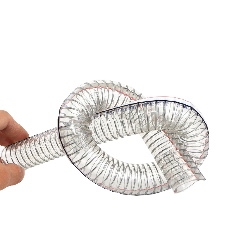 Chińska fabryka 2-calowy elastyczny wąż wzmocniony sprial wężem z drutu stalowego z pcv