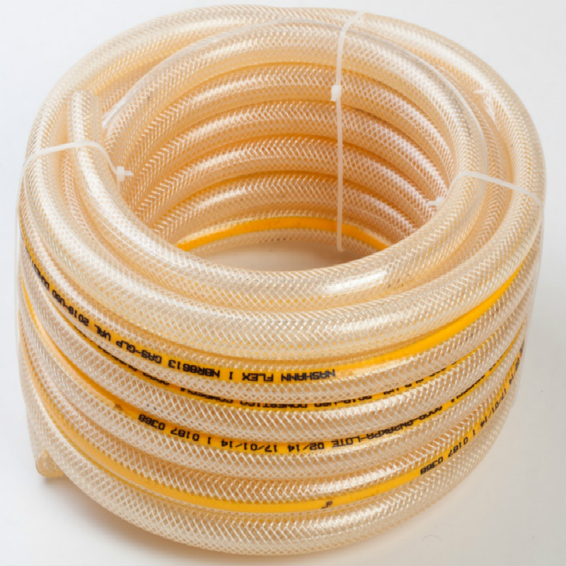 Kolorowy, dobrej jakości wąż z PVC wzmocniony wysokociśnieniowym wężem