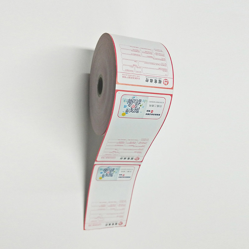 Drukowana rolka papieru termicznego o szerokości 80 mm do bankomatu