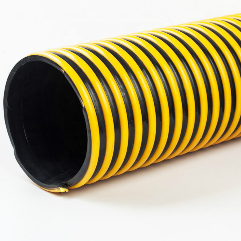 Dobrej jakości kolorowy falisty wąż ssący \/ elastyczny wąż ssący z PCV \/ wąż wodny