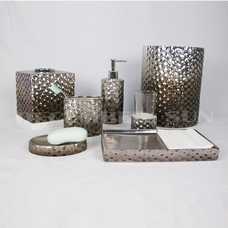 2019 Dobrze sprzedający się ceramiczny zestaw akcesoriów łazienkowych