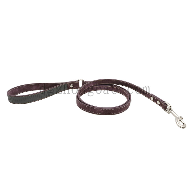 Smycz perłowa PU Leather Pet Leash