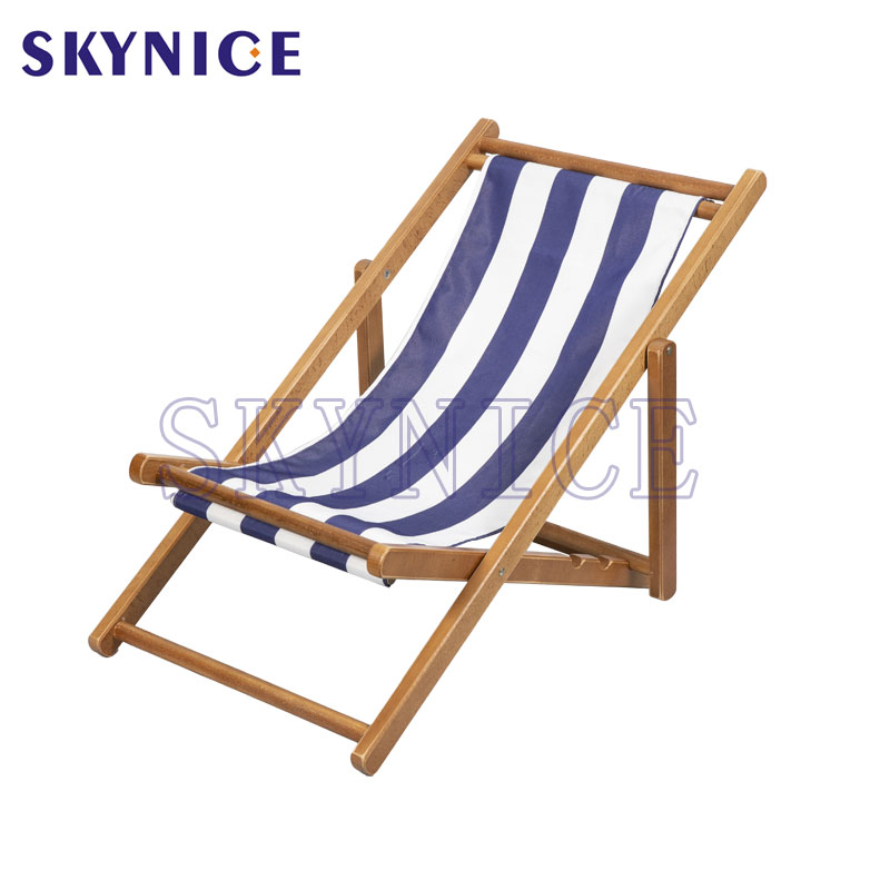 Hot Sales Drewno Sling Beach Chair for Children