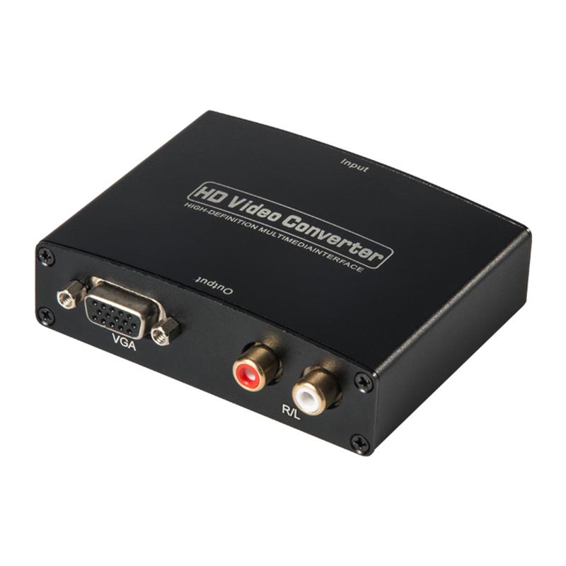 Konwerter audio HDMI TO VGA + R / L AUDIO 1080P