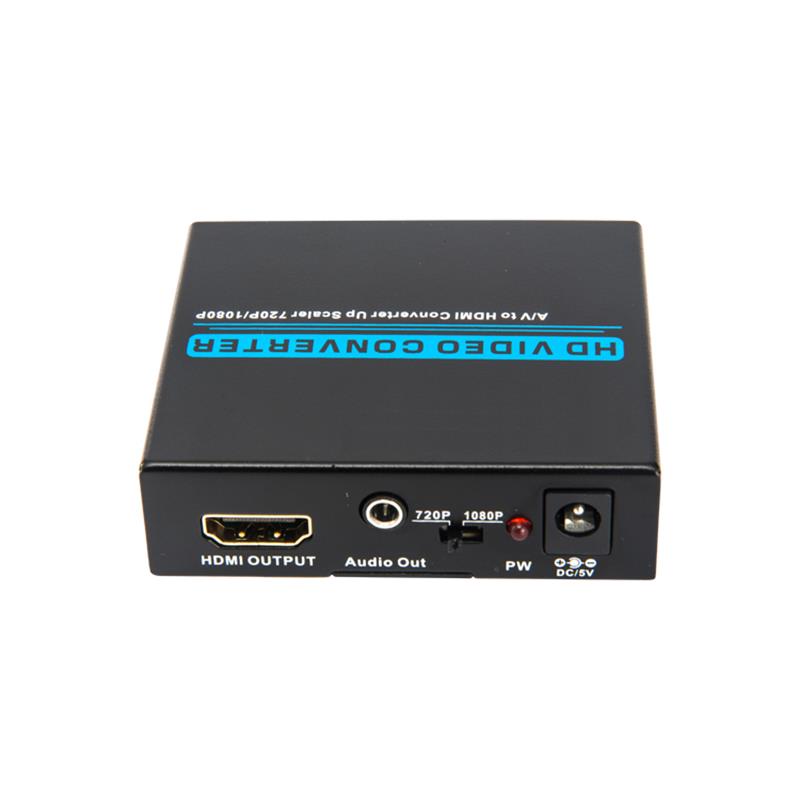 Konwerter AV / CVBS DO HDMI + AUDIO (Up Scaler 720P / 1080P)