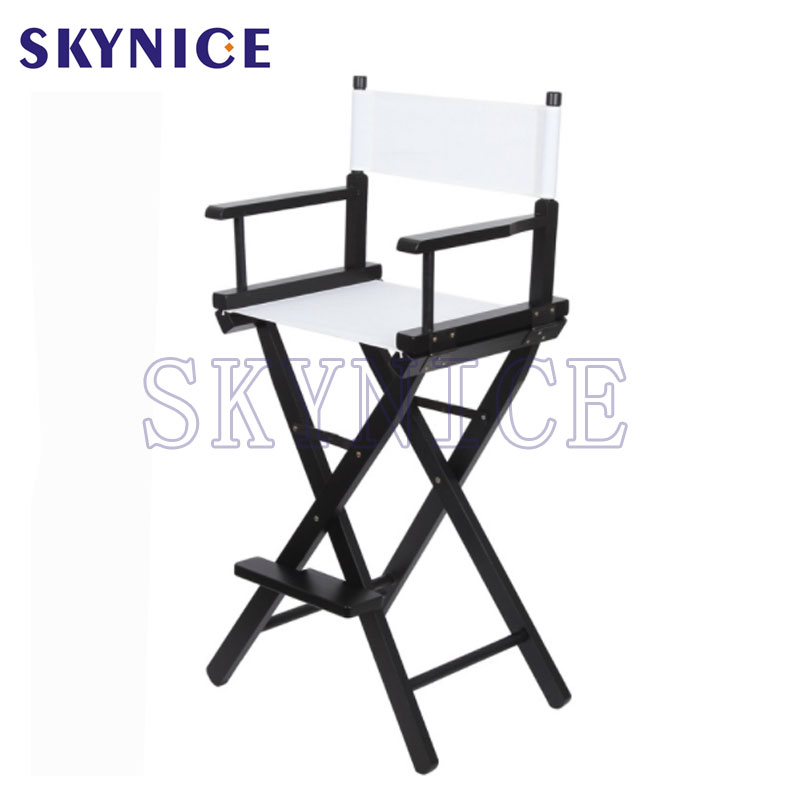 4 sezonowe, luksusowe, luksusowe, wysokiej jakości nowoczesne drewniane krzesło Canvas Director Chair