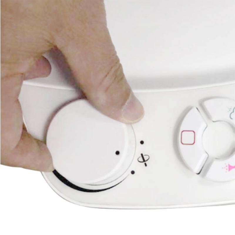 Deska sedesowa z wciskanym przyciskiem okrągłym