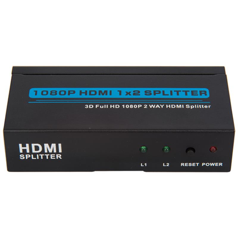 Dwa porty Splitter HDMI 1x2 Obsługa 3D Full HD 1080P