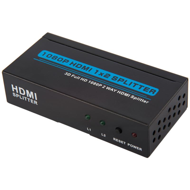 Dwa porty Splitter HDMI 1x2 Obsługa 3D Full HD 1080P