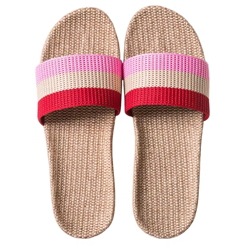 Lniany pantofel
