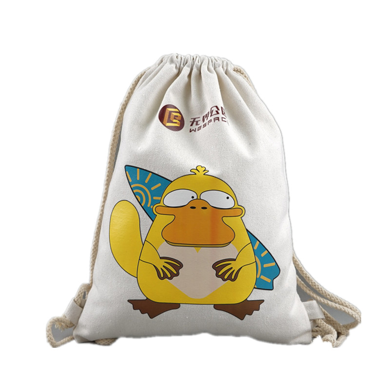 SG69 Szkoła Gym i dzieci Book Bags Cotton Drawstring Backpack Tote Bag