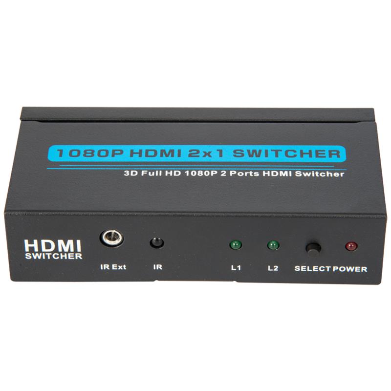V1.3 HDMI 2x1 Switcher Wsparcie 3D Full HD 1080P