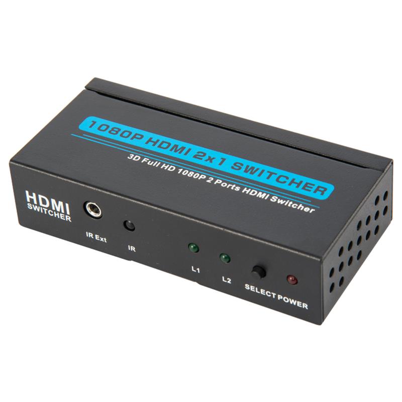V1.3 HDMI 2x1 Switcher Wsparcie 3D Full HD 1080P