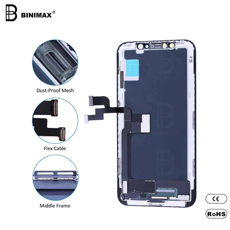 Wyświetlacz BINIMAX FHD LCD LCD do telefonów komórkowych dla ip X