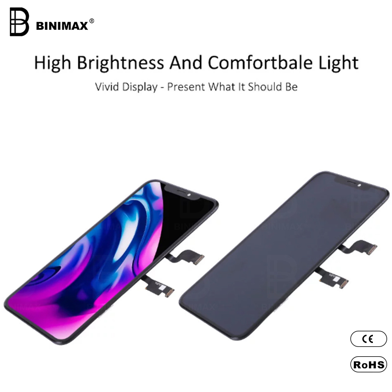 BINIMAX duży wykaz telefonów komórkowych LCD dla IP XSMAS