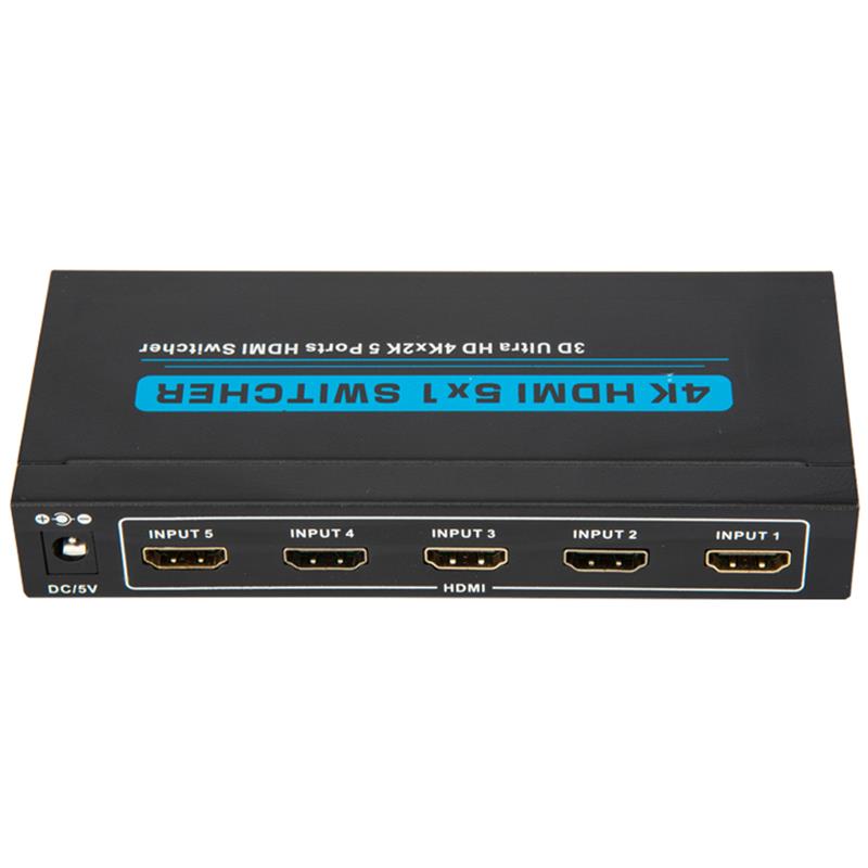 V1.4 4K / 30Hz HDMI 5x1 Switcher Obsługa 3D Ultra HD 4K * 2K / 30Hz