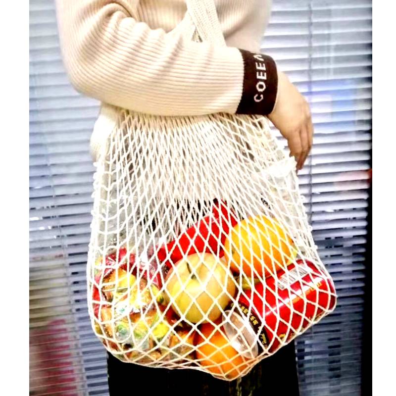 Ekologiczna bawełniana torba z siatki