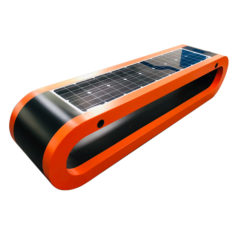 Najnowszy projekt Najlepsza jakość ładowania telefonu USB Outdoor Solar Power Park Bench