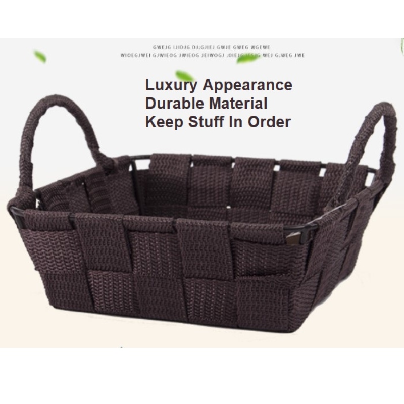 Ręcznie tkany kosz z tkaniny polipropylenowej