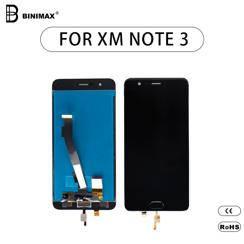 Komórkowy ekran LCD BINIMAX zastępuje wyświetlacz MI NOTE3 telefonu komórkowego