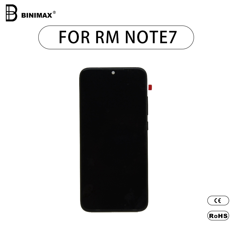 Komórka LCD ekranu BINIMAX naprawa wyświetlacz telefonu komórkowego dla uwagi redmi 7