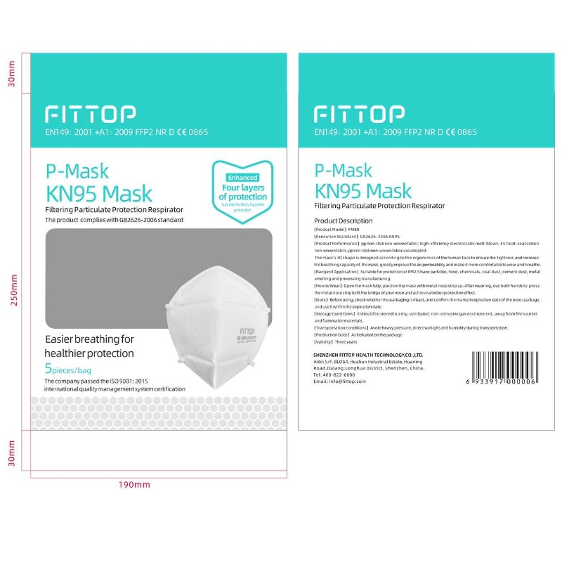 EC,FDA-- -FITTOP KN95