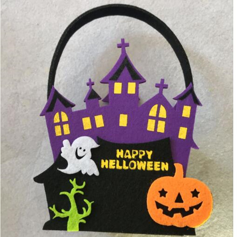 Czuł duży kosz na słodycze Halloween GHOST