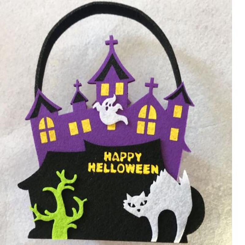 Czuł duży kosz na słodycze Halloween GHOST