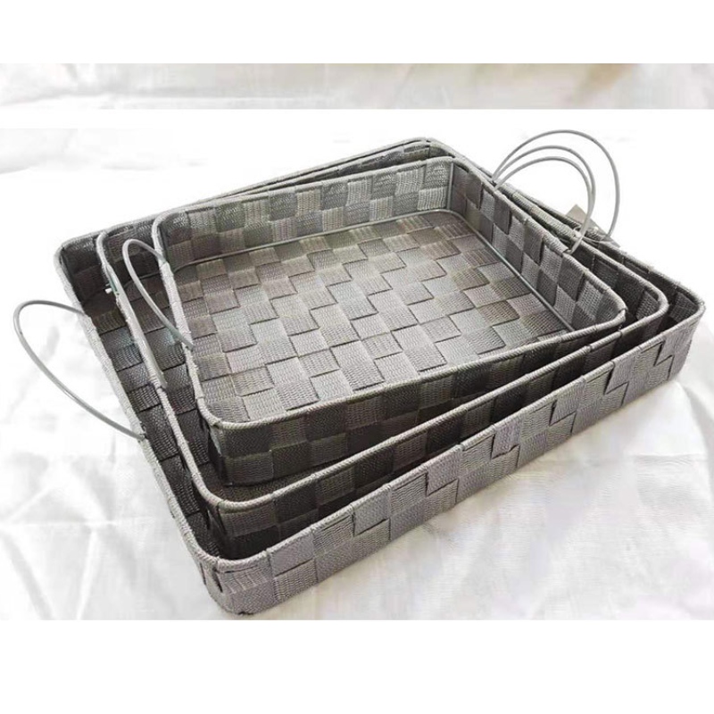 Kosz z tkaniny z uchwytami