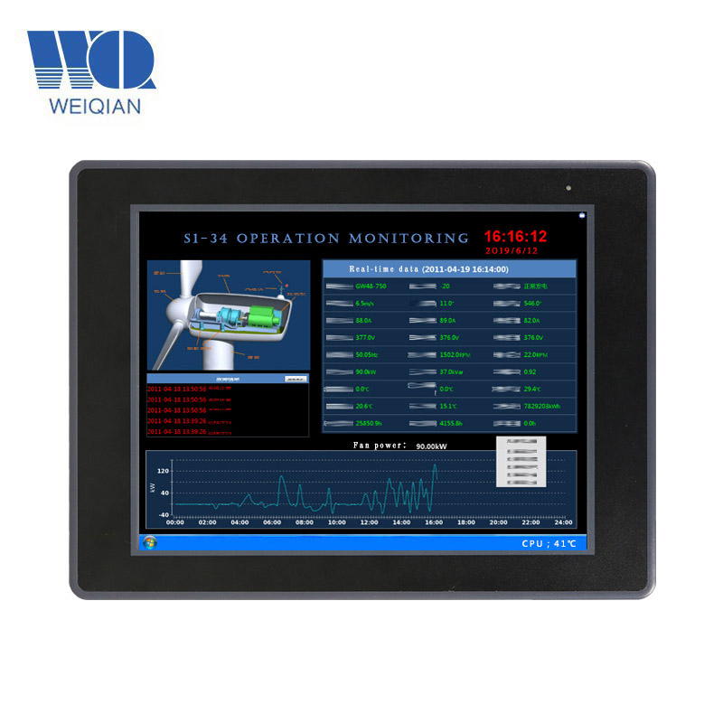 7/10.1/10.4/12/15 Inch Industrial LCD Touch Screen Display, TFT HMI Touch Screen Panel