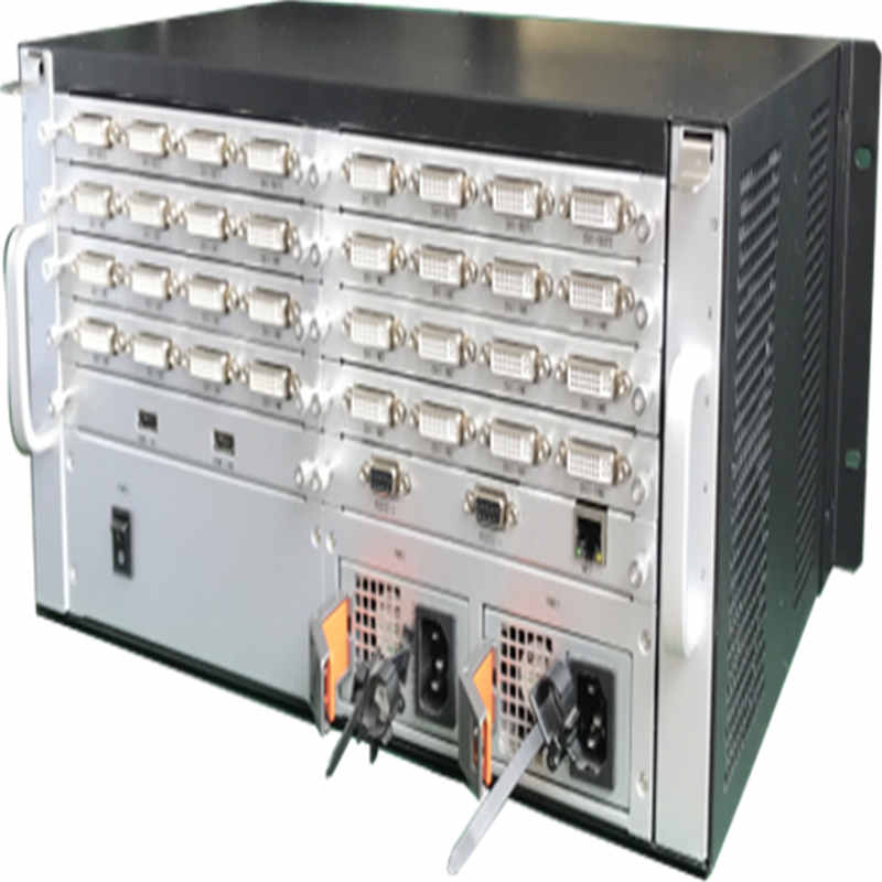 kontroler procesora ścian wideo z wejściem HDMI, DVI, DP, VGA, BNC oraz wyjściem DP, HDMI i DVI do pokoju konferencyjnego, centrum dowodzenia, centrum handlowego