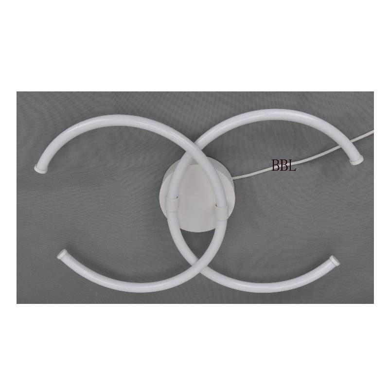 Lampa sufitowa LED z większą podwójną rurką akrylową C.