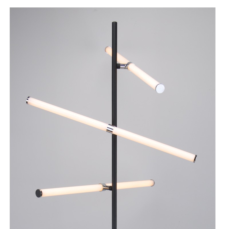lampa podłogowa LED z obrotową lamp ą akrylową 3pcs