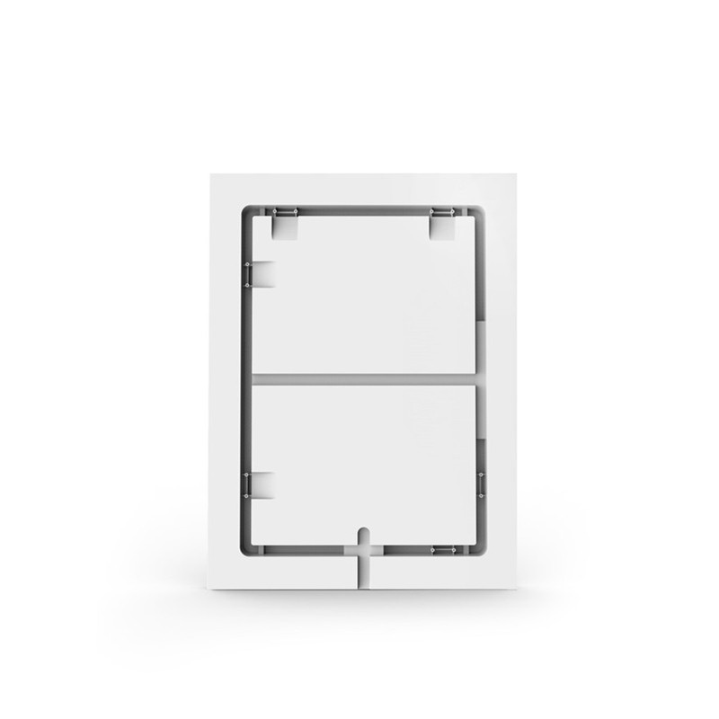 Pionowy mur zamontowany w łazience LED Smart Mirror z funkcji temperatury głośnika Bluetooth