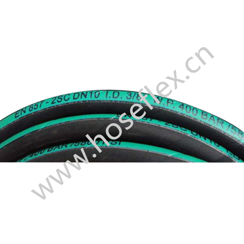EN857 2SC Wąż hydrauliczny Wysokociśnieniowy wąż gumowy podłączony do kombajnu