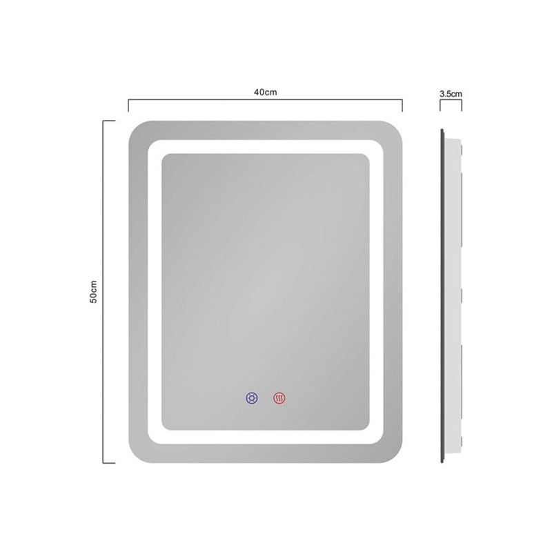 Luksusowy hotel Dekoracyjne ozdobne ściany Nowoczesny design Łazienka LED Mirror Light