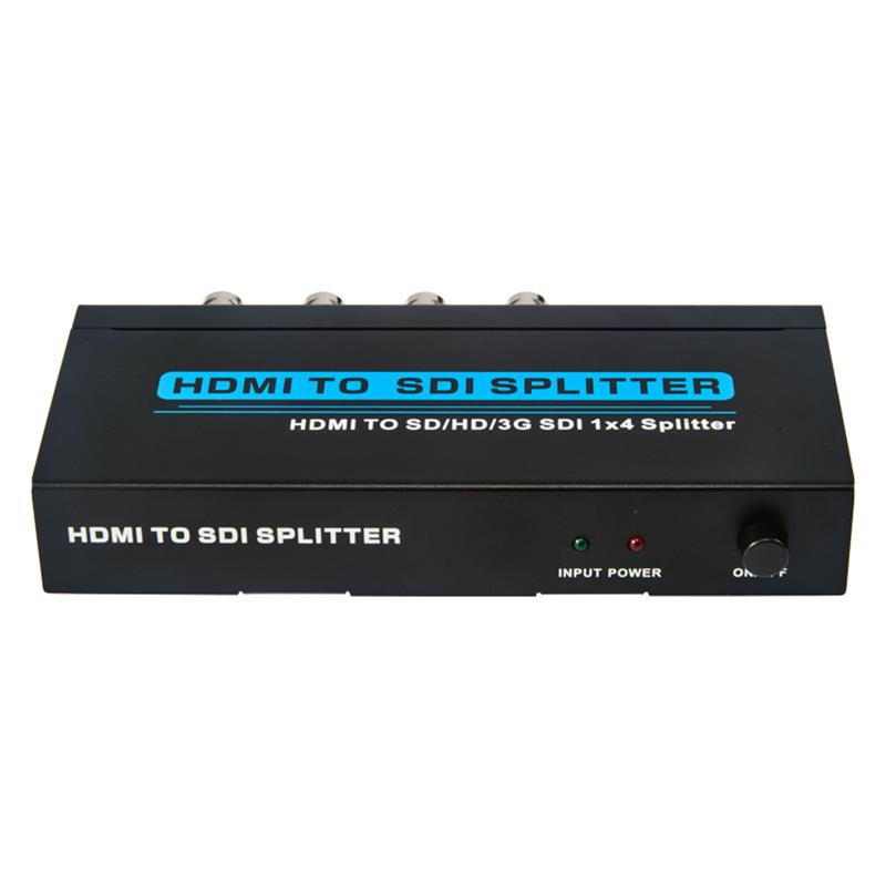 HDMI DO SD / HD / 3G SDI 1x4 SPLITTER Obsługa 1080P
