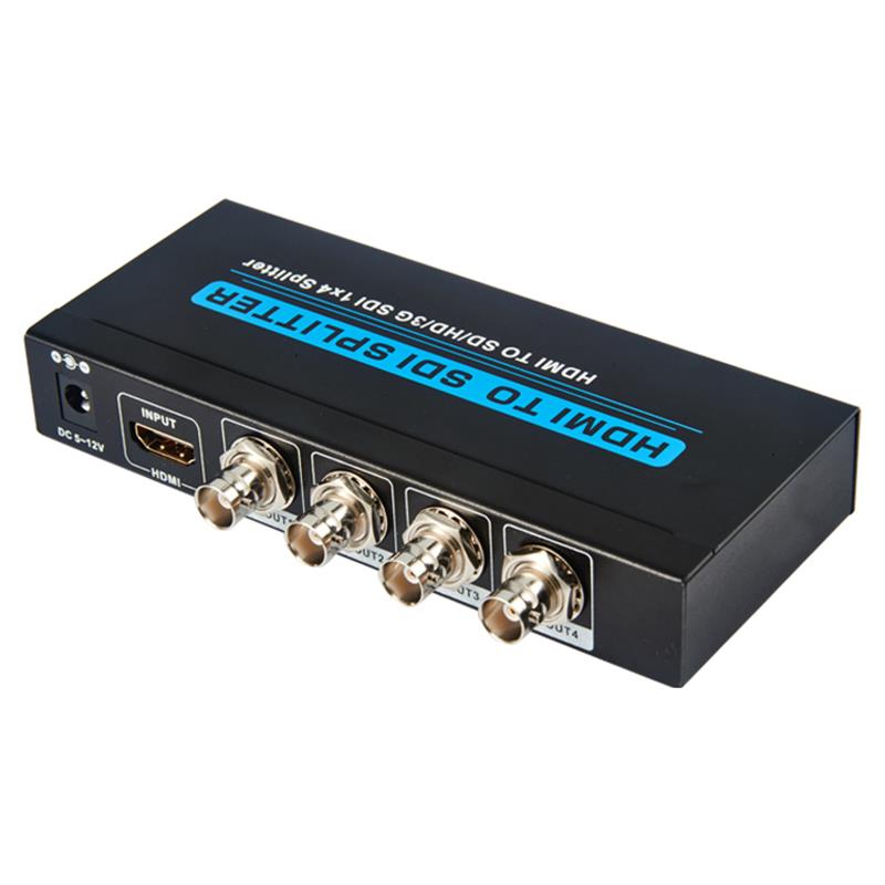 HDMI DO SD / HD / 3G SDI 1x4 SPLITTER Obsługa 1080P