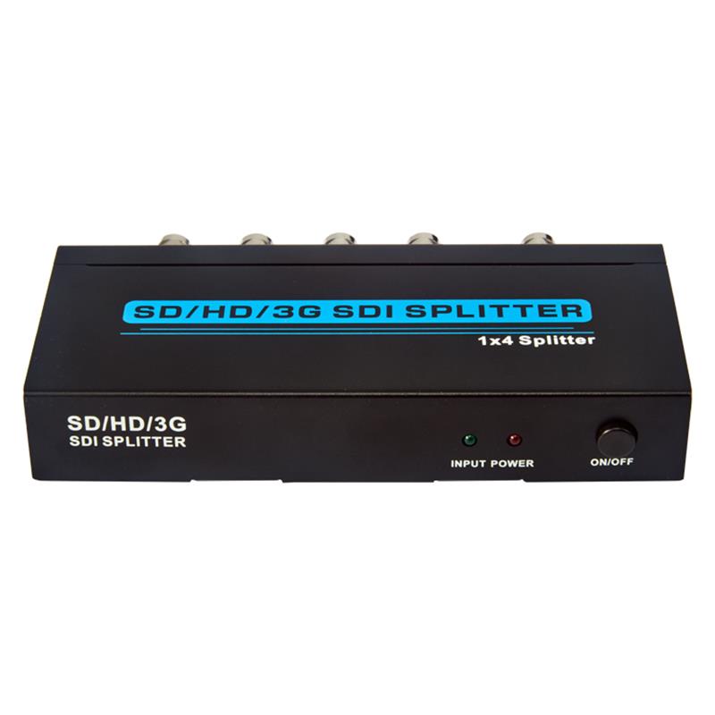 SD / HD / 3G SDI 1x4 SPLITTER Obsługa 1080P
