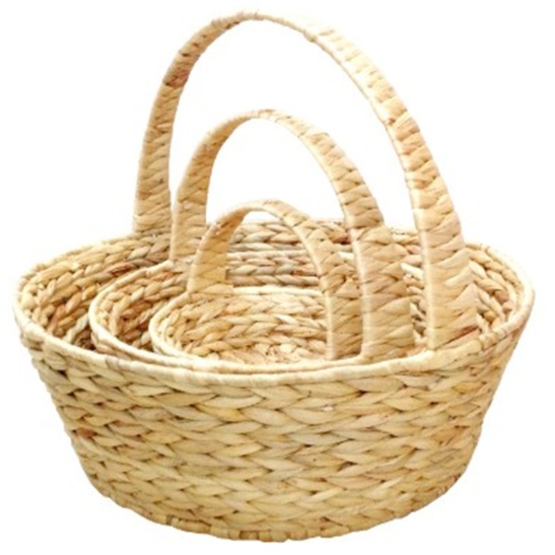 Kosz z hiacyntu wodnego z rączką